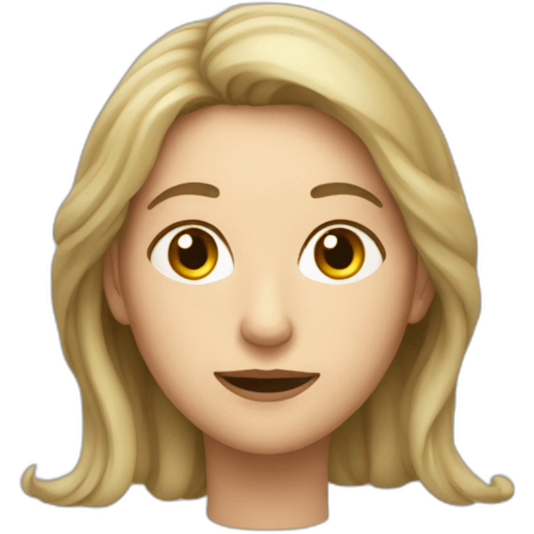 Frau liegt emoji