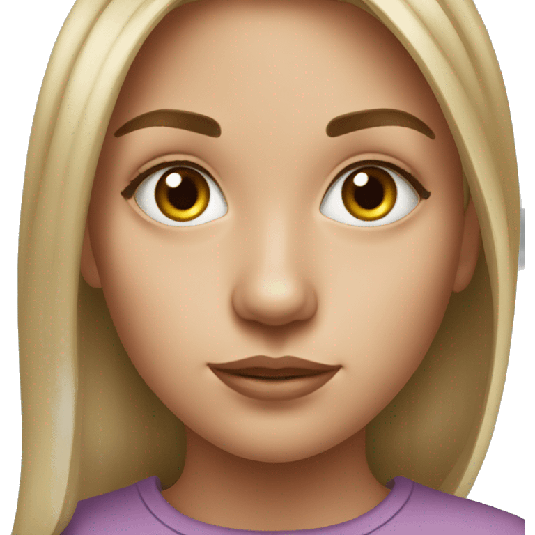 realistic portrait of girl emoji