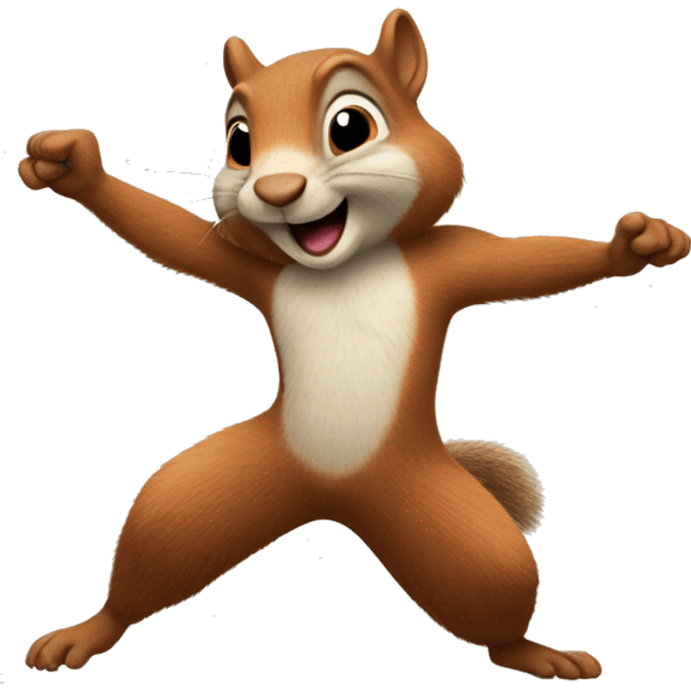 Dancing squirrel  emoji