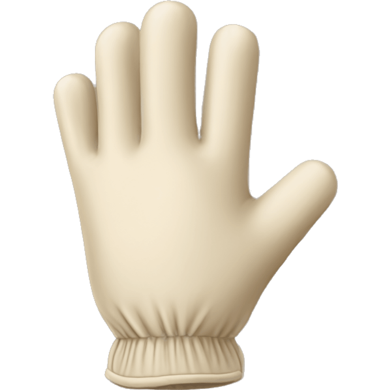 Beige garden gloves emoji