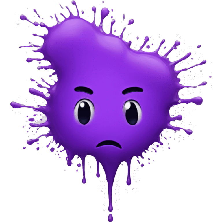 purple splatter emoji