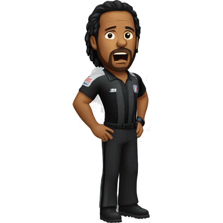 ufc referee herb dean shrugging his shoulders emoji