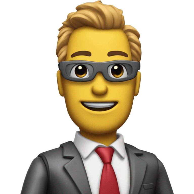 robot chicken office worker emoji