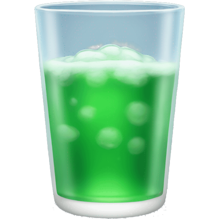 a fresh glass with sprite emoji