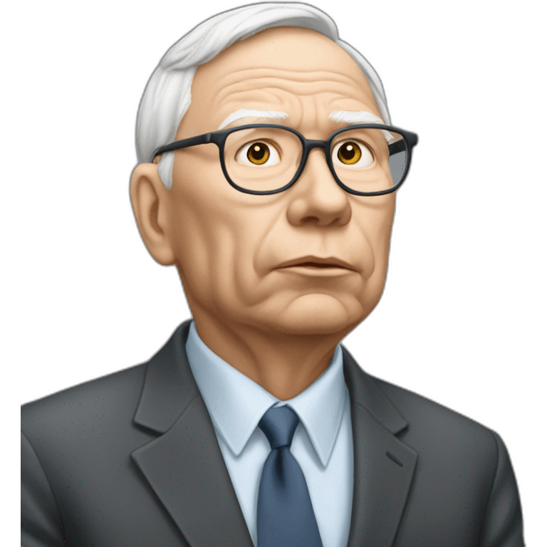 thinking real like wrinkled charlie munger emoji