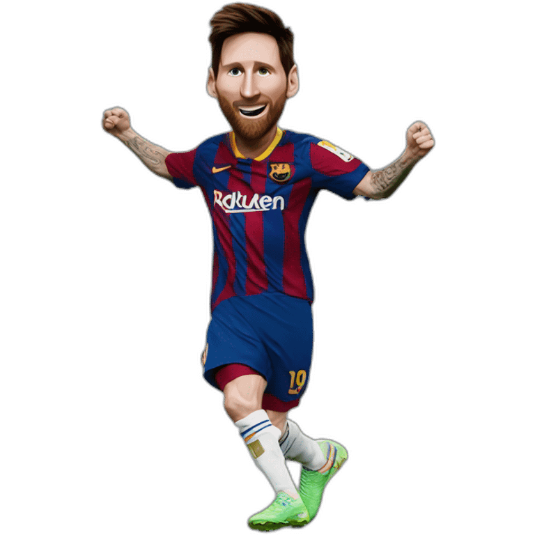 dancing messi emoji