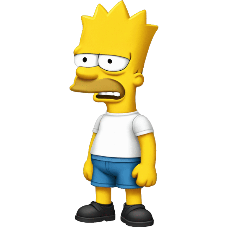 bart simpson as gojo emoji