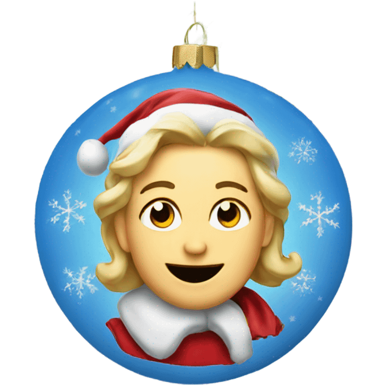 European  Christmas ornament  emoji