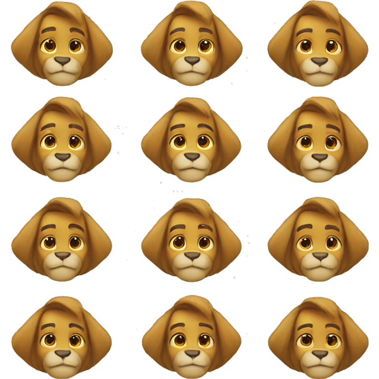 Simba in da hood emoji