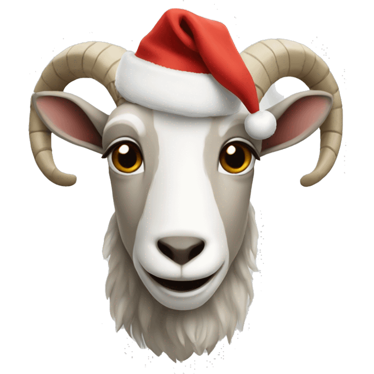 Christmas goat emoji