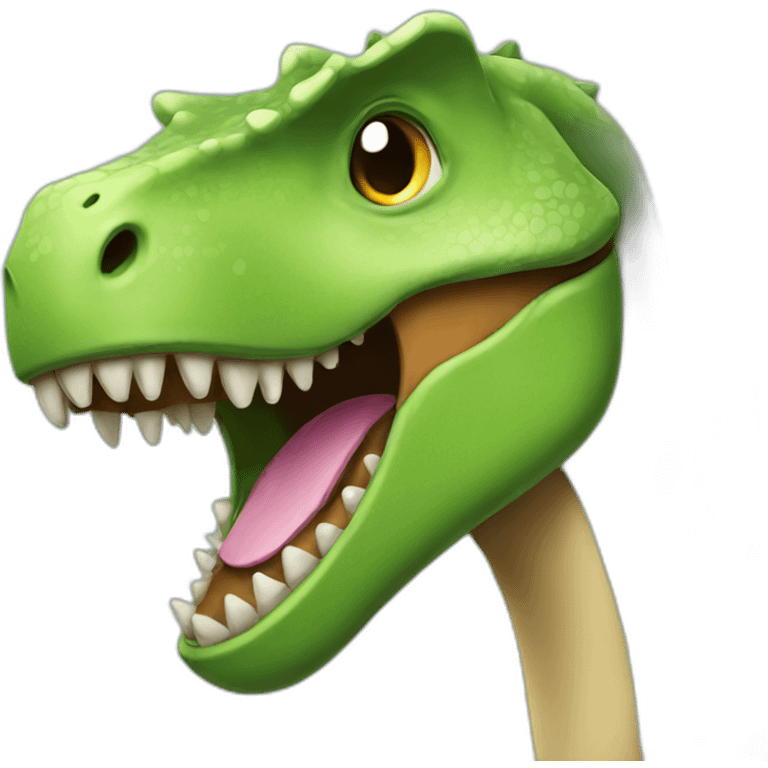 A cool dinosaur emoji