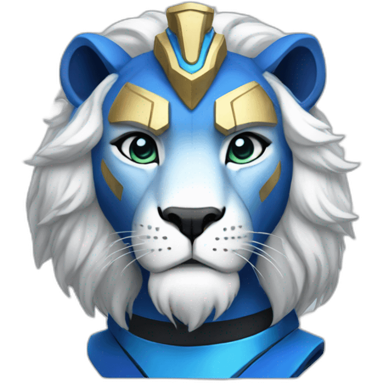 Voltron blue lion emoji