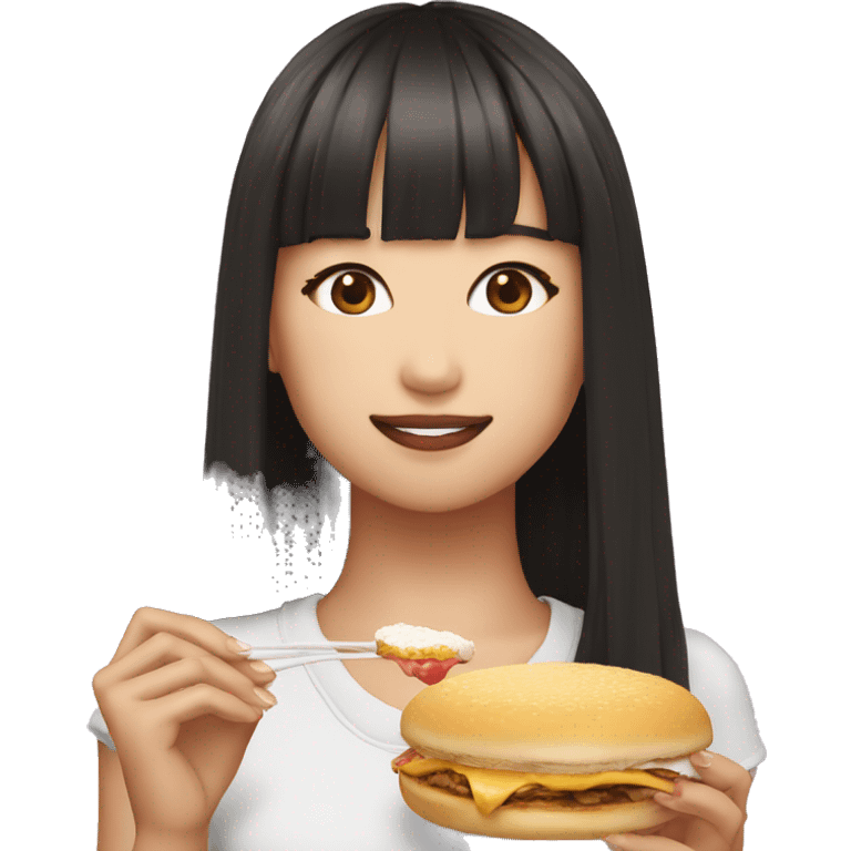 Lisa de blackpink comiendo arepa emoji