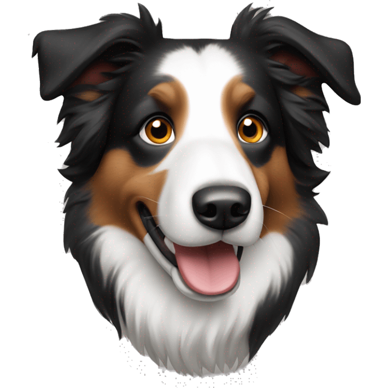 border collie female dog  emoji