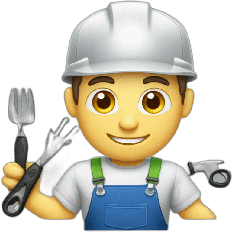 professional-repairman-home and restaurant appliance emoji