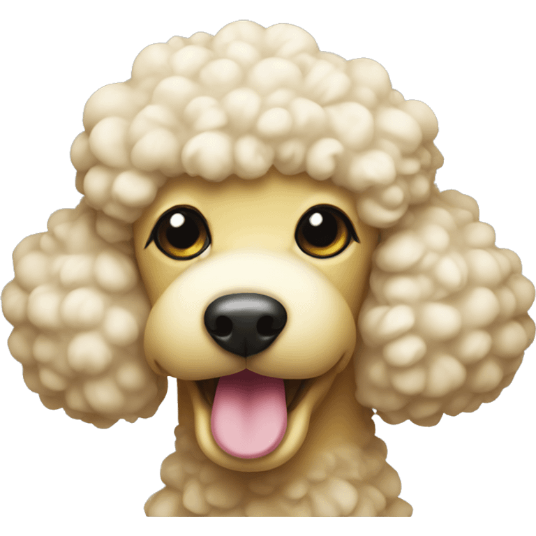 Poodle rubber duck emoji