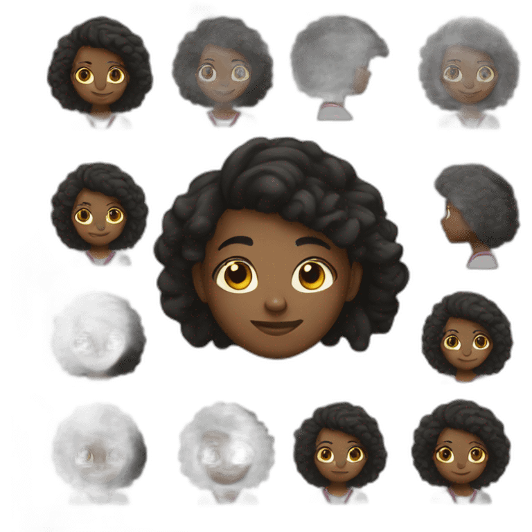 black student emoji