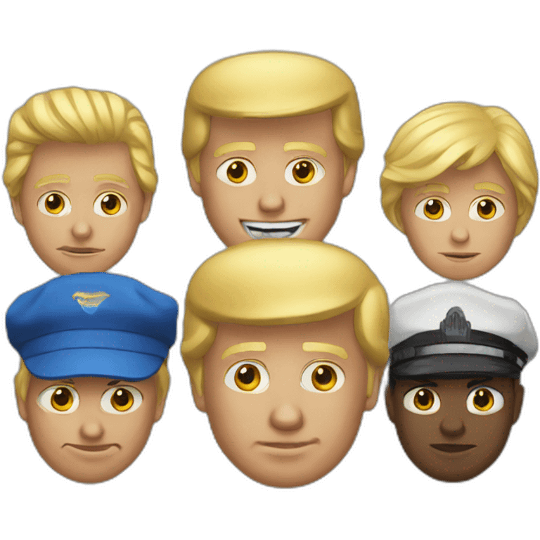 SEVEN DONALD TRUMPs emoji