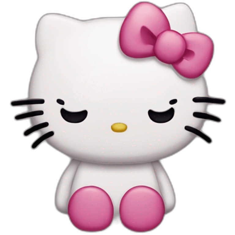 Hello kitty sad emoji