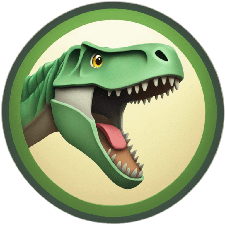 Jurassic parc logo emoji