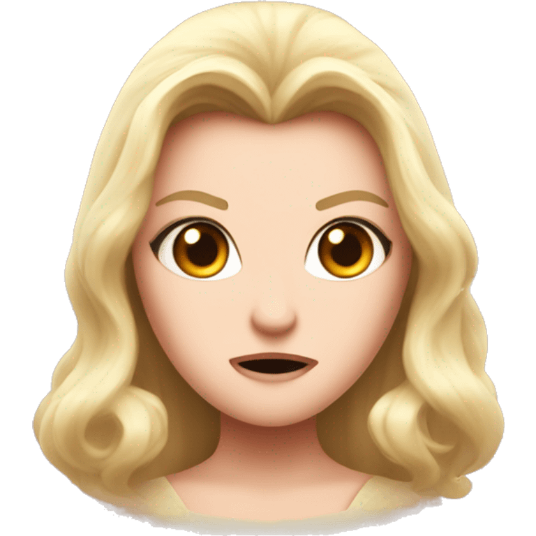 angry face at chat gpt but its actually glinda from wicke emoji