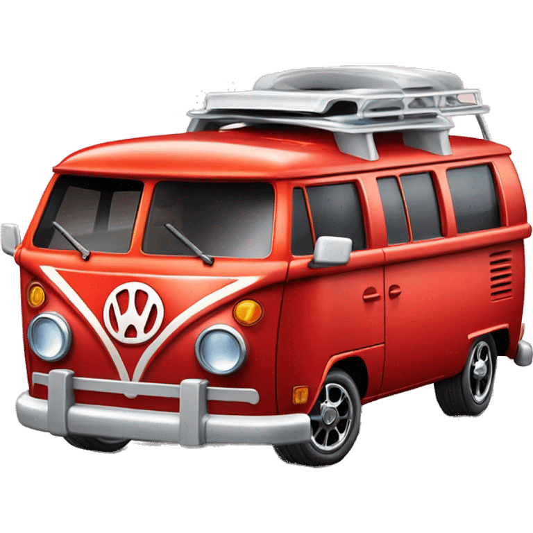 Mattel hot wheels Volkswagen Kool Kombi.tooned.sports car.red mystery machine  emoji