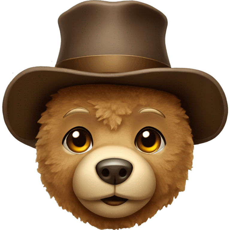 teddy bear with hat  emoji