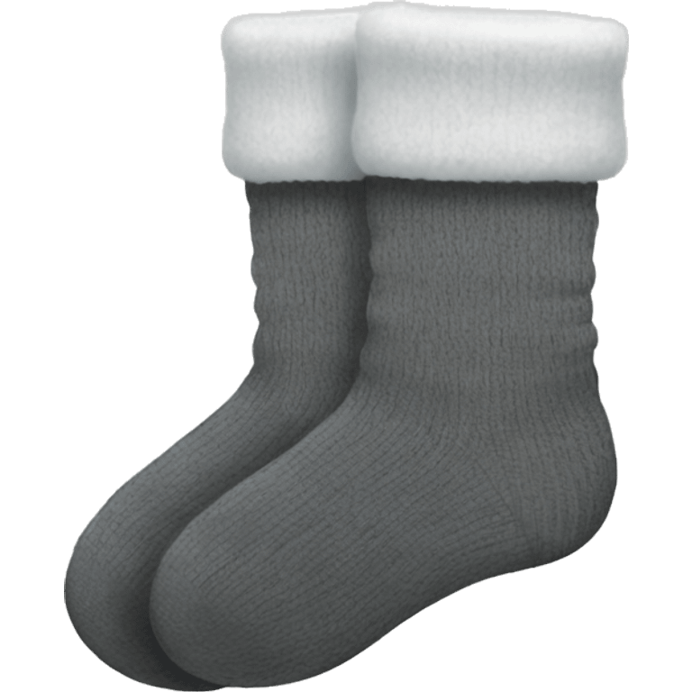 Neutral Winter socks emoji