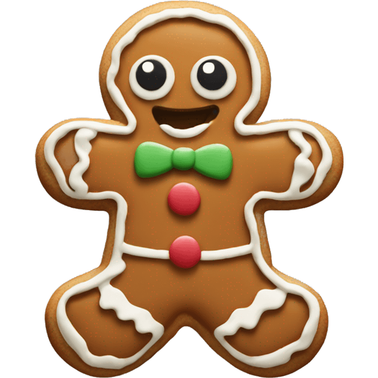 Gingerbread cookie emoji