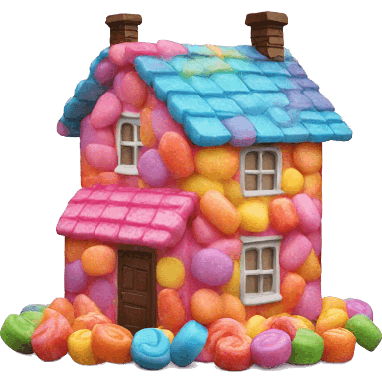 House made of candy emoji