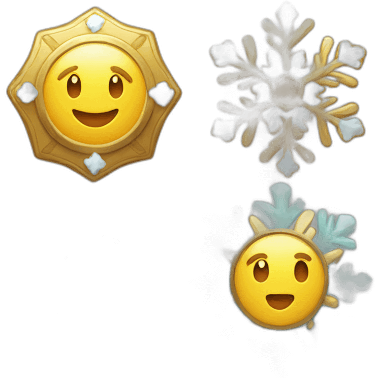 badge, medal, new year, snowflake, pokemon, picture, paint, draw emoji