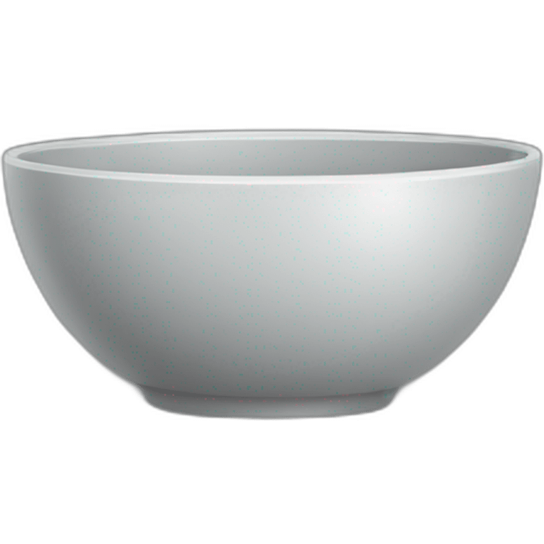 empty grey bowl emoji