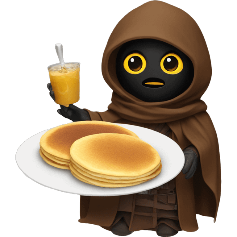 Jawa with pancakes emoji