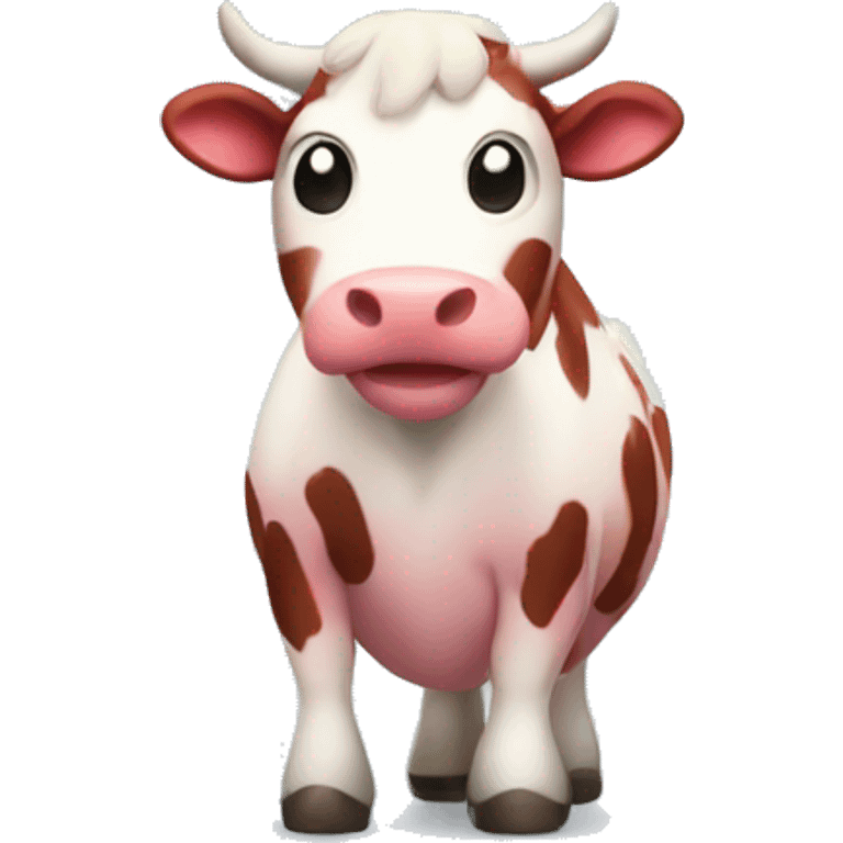 strawberry cow emoji