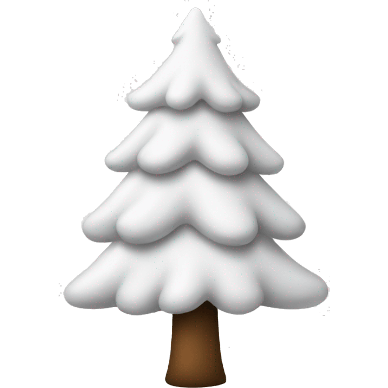 Christmas Tree white  emoji