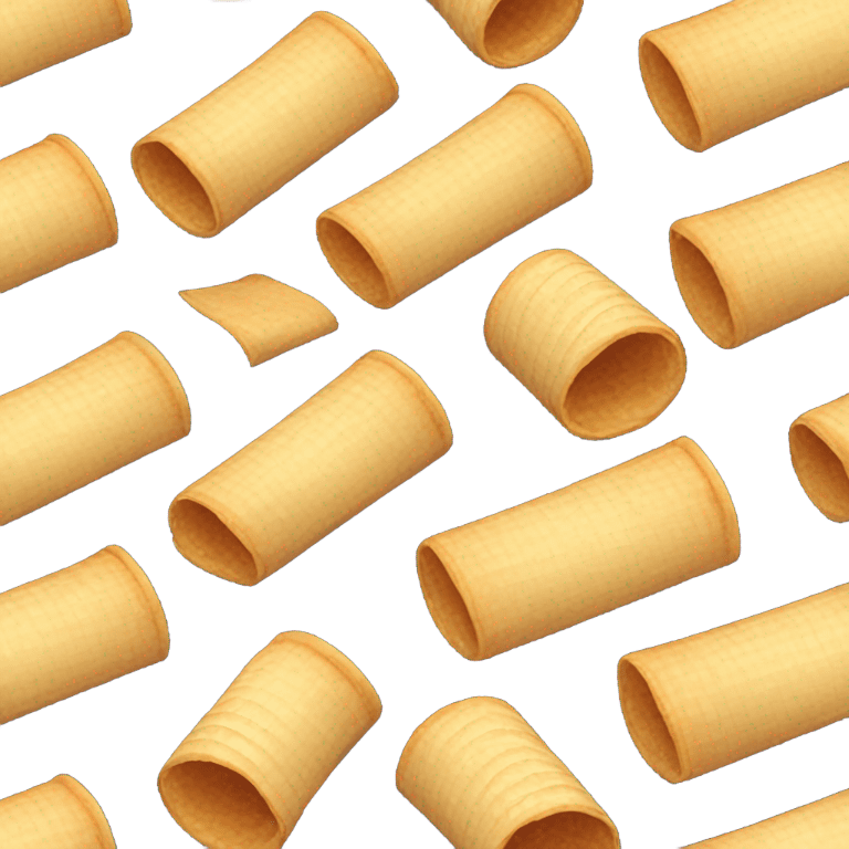 Rolled wafer emoji