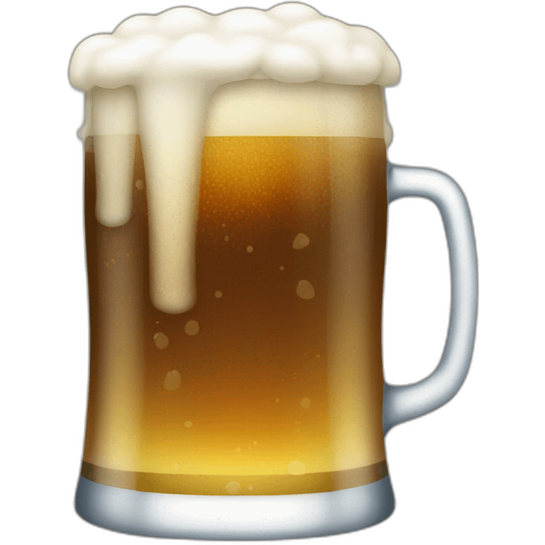 Cold glass of beer emoji emoji