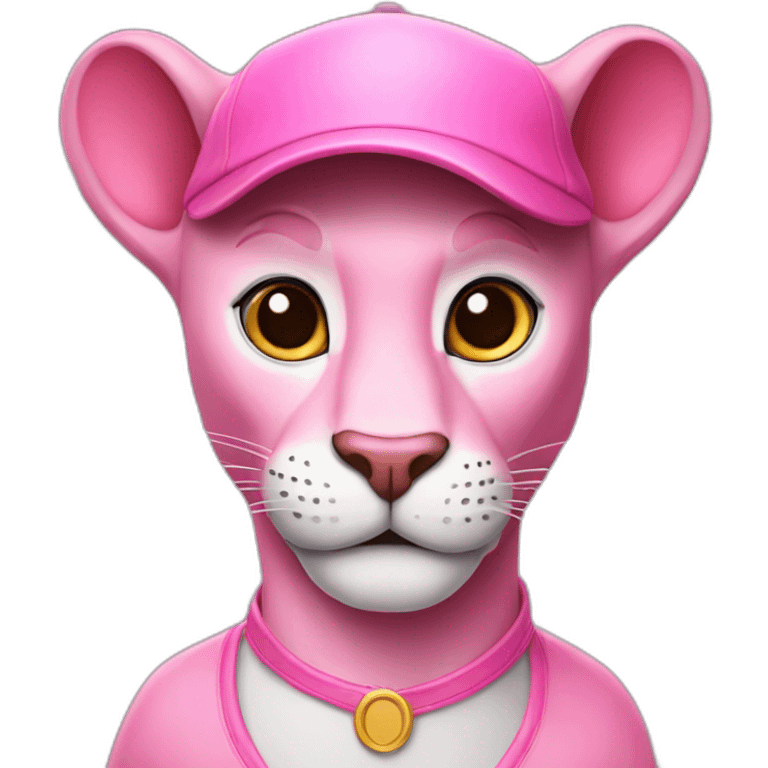 Pink panther emoji