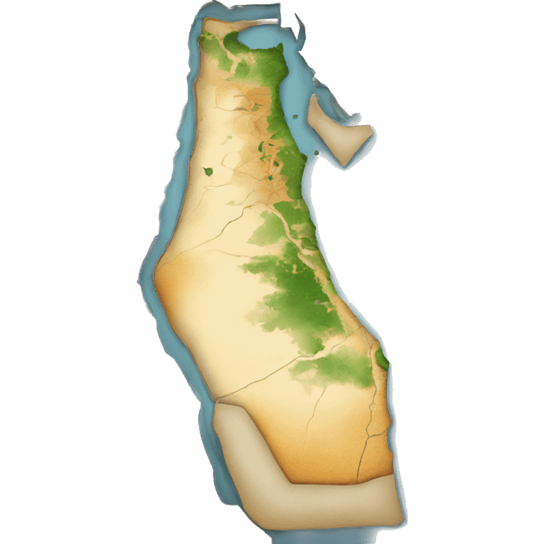 Map of Palestine  emoji