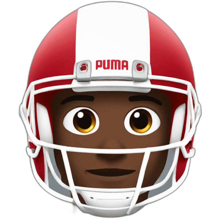 a puma football player emoji