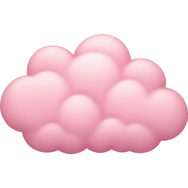 pastel pink cloud emoji