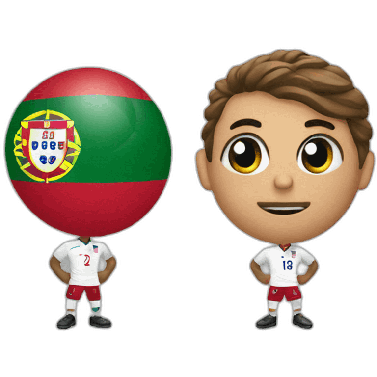 Portugal vs USA emoji