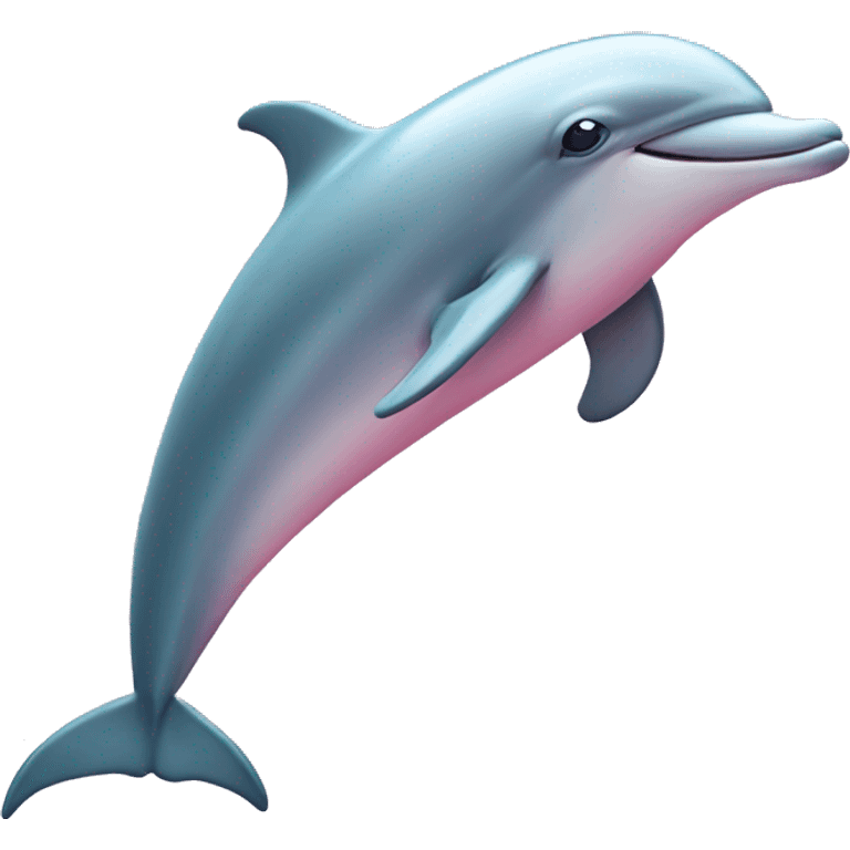 Pastel-pink-colors-dolphin emoji