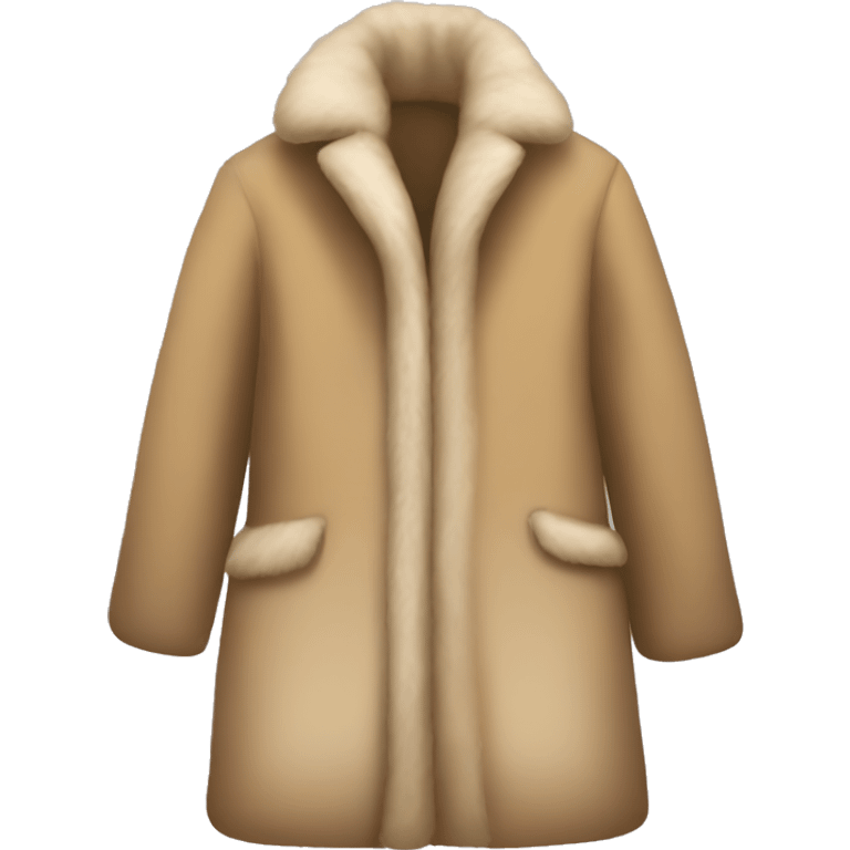 tan fur coat emoji