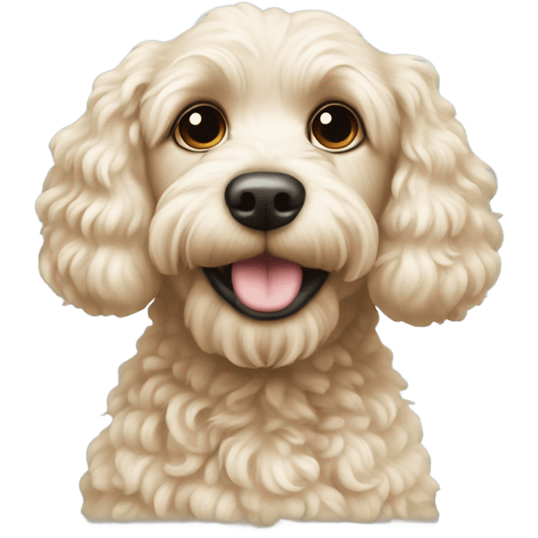 cream cockapoo emoji