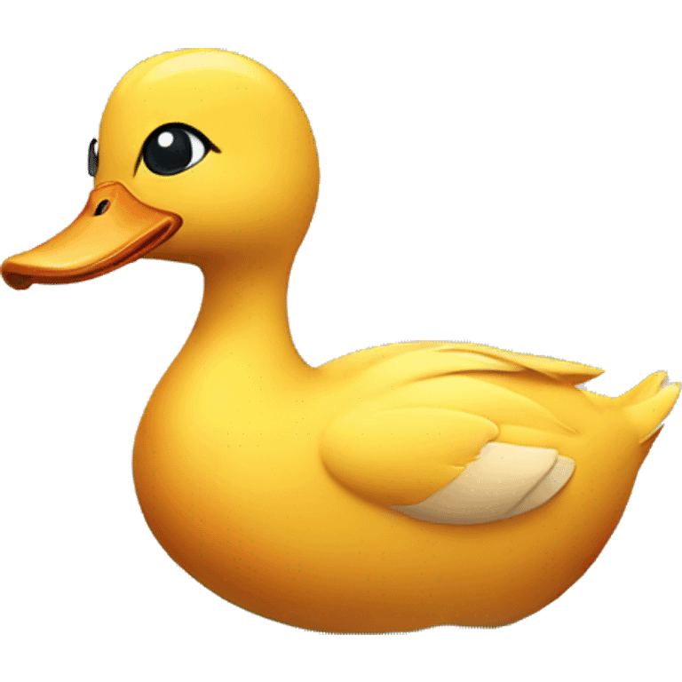 Duck wearing bikini emoji