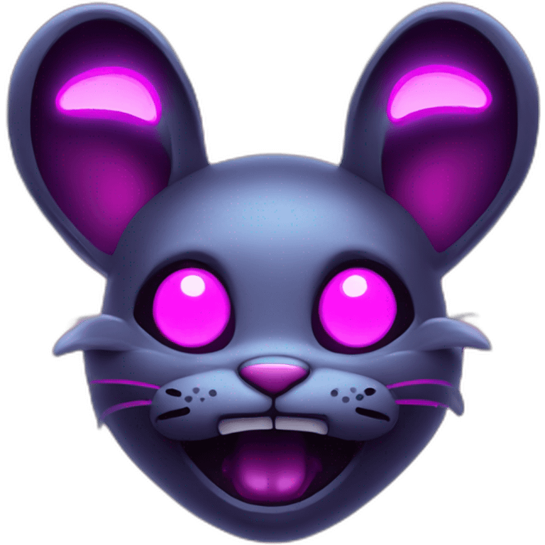 neon bunny evil emoji