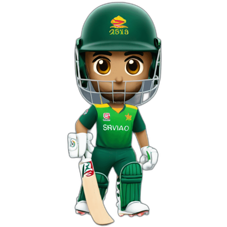 Babar azam in Sri Lankan jersey emoji