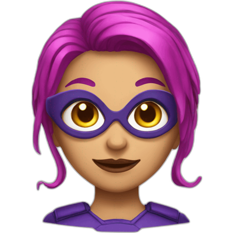 Spider gril the super hero emoji