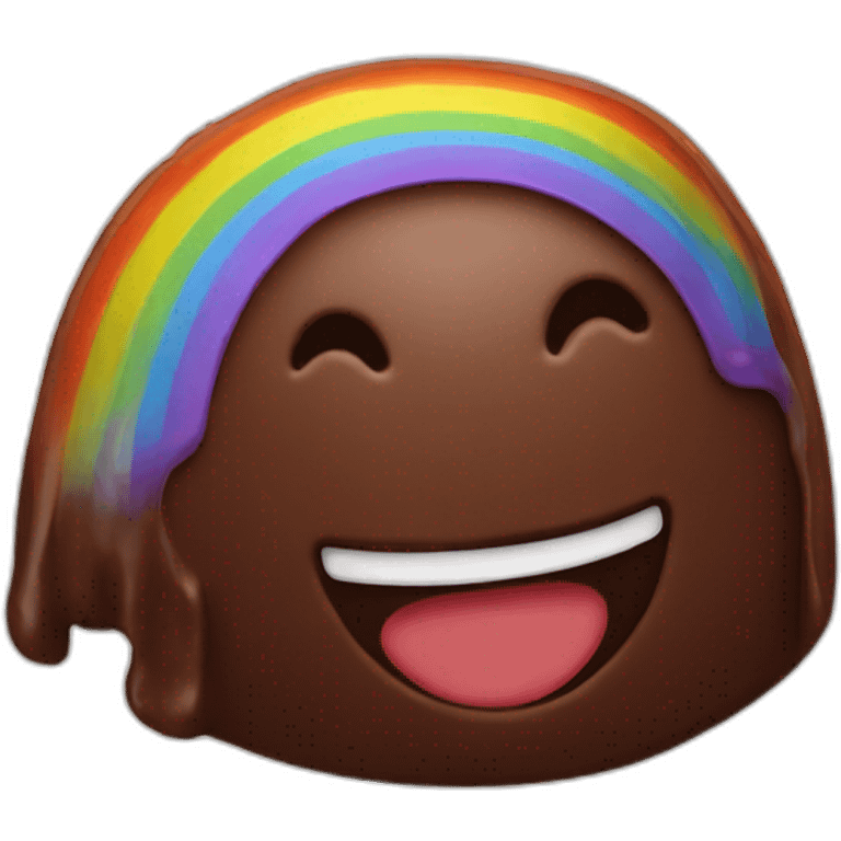 chocolate rainbow emoji